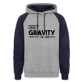 Obey Gravity It's the Law Colorblock Hoodie