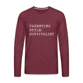 Parenting Style: Survivalist Men's Premium Long Sleeve T-Shirt
