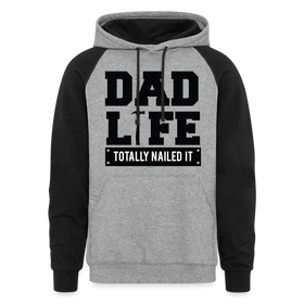 Dad Life Totally Nailed It Colorblock Hoodie