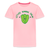 Lettuce Romaine Calm! Salad Food Pun Kids' Premium T-Shirt - pink