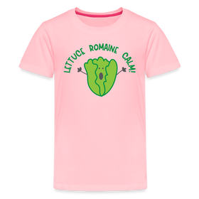 Lettuce Romaine Calm! Salad Food Pun Kids' Premium T-Shirt