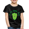 Lettuce Romaine Calm! Salad Food Pun Toddler Premium T-Shirt - charcoal grey
