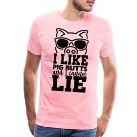 I Like Pig Butts and I Cannot Lie Funny BBQ Men's Premium T-Shirt