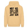 Not All Math Puns Are Terrible Just Sum Funny Men's Hoodie