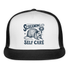 Screaming is Self Care Possum Funny Trucker Hat