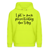 I Got So Much Procrastinating Done Today Men's Hoodie - safety green