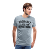 Probably Late for Something Men's Premium T-Shirt - heather ice blue