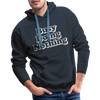 Busy Doing Nothing Men’s Premium Hoodie - navy