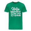 Hello Darkness Funny Coffee Men's Premium T-Shirt