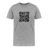 Rick Astley - Rick Roll QR Code Men's Premium T-Shirt - heather gray