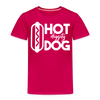 Hot Diggity Dog Funny Grilling Toddler Premium T-Shirt - dark pink