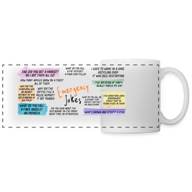 Emergency Dad Jokes Panoramic Mug