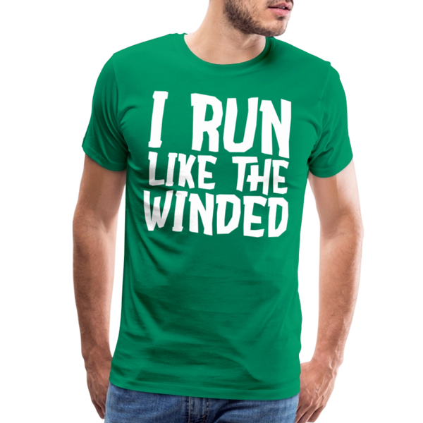 I Run Like the Winded Men's Premium T-Shirt - kelly green