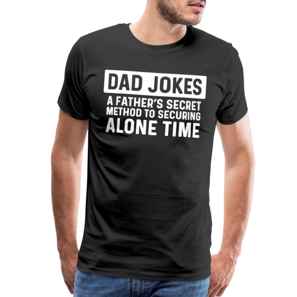 Funny Dad Joke Men's Premium T-Shirt - black