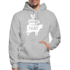 I'd Smoke That Funny BBQ Gildan Heavy Blend Adult Hoodie - heather gray