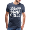 Grillers Gonna Grill BBQ Men's Premium T-Shirt - heather blue