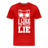 I Like Pig Butts and I Cannot Lie Funny BBQ Men's Premium T-Shirt - red