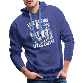 Life Begins After Coffee Men’s Premium Hoodie