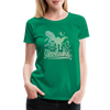 Candysaurus T-Rex Halloween Women’s Premium T-Shirt - kelly green