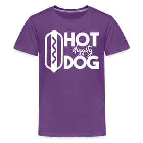 Hot Diggity Dog Funny Grilling Kids' Premium T-Shirt