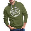 Let's Make Today Dino-Mite! Dinosaur Men’s Premium Hoodie - olive green