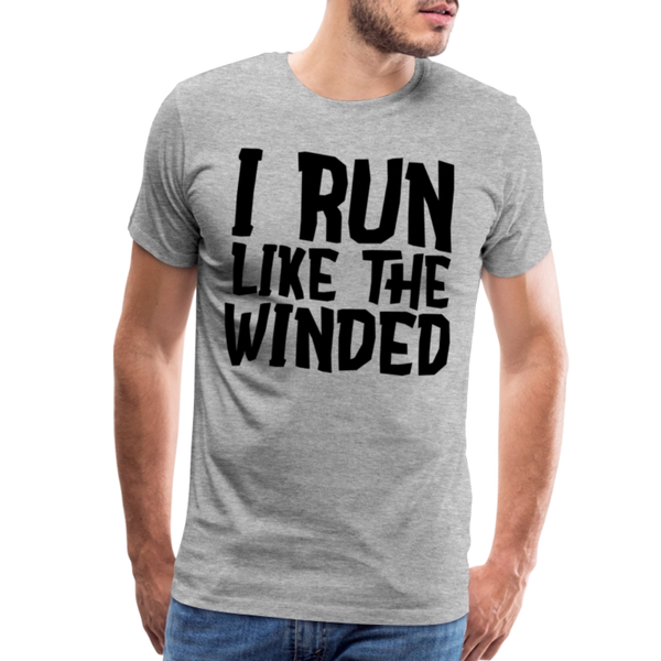 I Run Like the Winded Men's Premium T-Shirt - heather gray