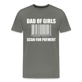 Dad of Girls Scan for Payment Men's Premium T-Shirt