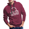 Size Matters Saw Funny Men’s Premium Hoodie - burgundy