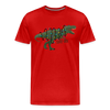 Tree-Rex Dinosaur Christmas Men's Premium T-Shirt - red