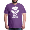 Grill Master BBQ Men's Premium T-Shirt - purple