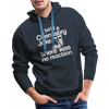 I Told a Chemistry Joke There was No Reacton Science Joke Men’s Premium Hoodie - navy