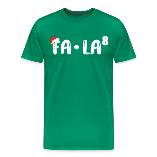 Fa-La Funny Christmas Men's Premium T-Shirt - kelly green