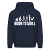 Born To Grill Evolution BBQ Heavy Blend Adult Hoodie