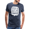 Forgive Me Parking Camper Funny Men's Premium T-Shirt - heather blue