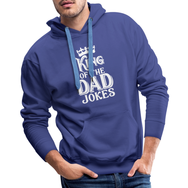 King of the Dad Jokes Men’s Premium Hoodie - royal blue