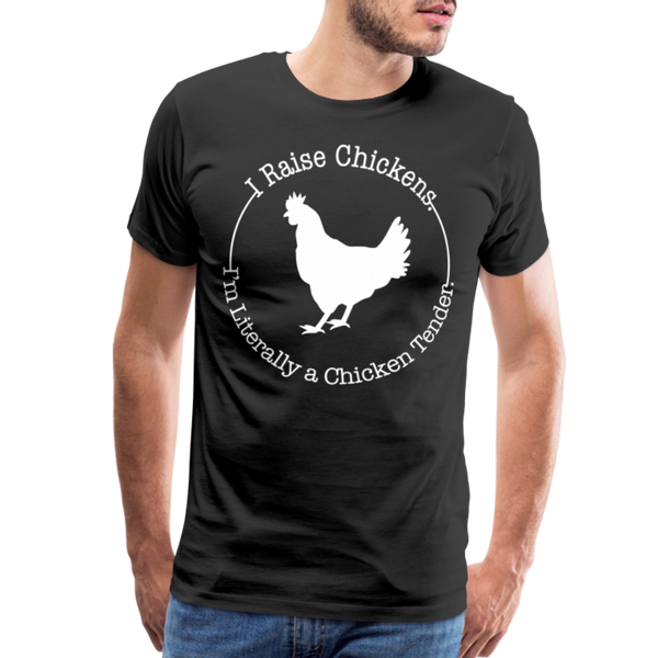 Chicken Tender Funny Men's Premium T-Shirt - black