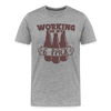 Working on my 6 Pack Men's Premium T-Shirt - heather gray