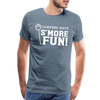 Camper's Have S'More Fun! Funny Camping Men's Premium T-Shirt - steel blue