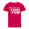 Camper's Have S'More Fun! Funny Camping Toddler Premium T-Shirt - dark pink