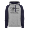 Dad Definition Colorblock Hoodie