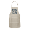 Screaming is Self Care Possum Funny Adjustable Apron - natural