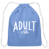 Adult-ish Funny Cotton Drawstring Bag