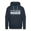 Don't be Afraid to Take Whisks Funny Men’s Premium Hoodie - navy