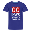 Zero Days Without a Tantrum Kids' Premium T-Shirt - royal blue
