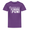 Camper's Have S'More Fun! Funny Camping Kids' Premium T-Shirt - purple