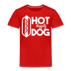 Hot Diggity Dog Funny Grilling Toddler Premium T-Shirt - red