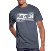 Funny Bad Puns That's How Eye Roll Men’s 50/50 T-Shirt - navy heather