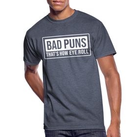 Funny Bad Puns That's How Eye Roll Men’s 50/50 T-Shirt