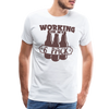 Working on my 6 Pack Men's Premium T-Shirt - white