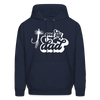 One Fly Dad Fly Fishing Father's Day Men's Hoodie - navy